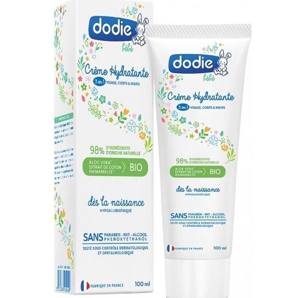 Dodie - Crème hydratante 3 en 1 - 100 ml