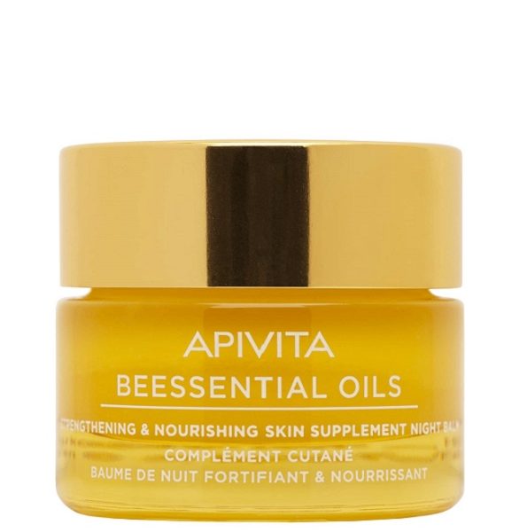 APIVITA Beessential Oils Strengthening & Nourishing Skin Supplement Night Balm 15 ml