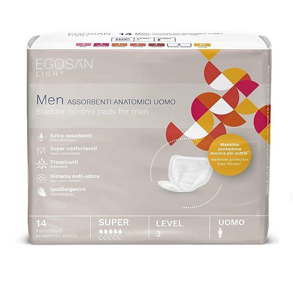 EGOSAN Man Level 3 Incontinence 14 Couches