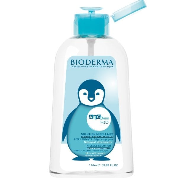 ABCDerm H2O Solution Micellaire Pompe Inversée - 1L