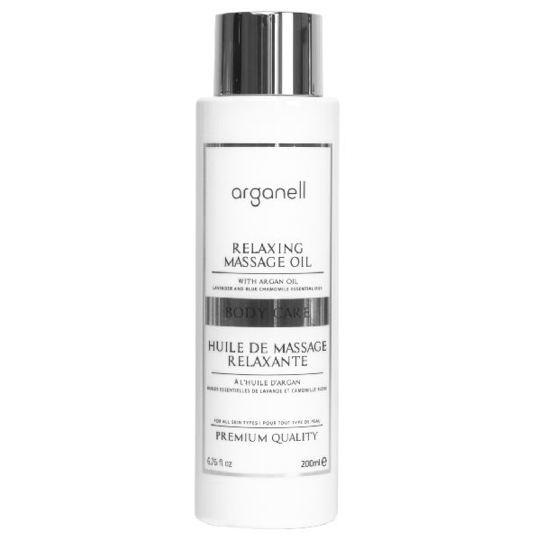 Arganell Huile De Massage Relaxante Lavande Et Camomille Bleue 200ml