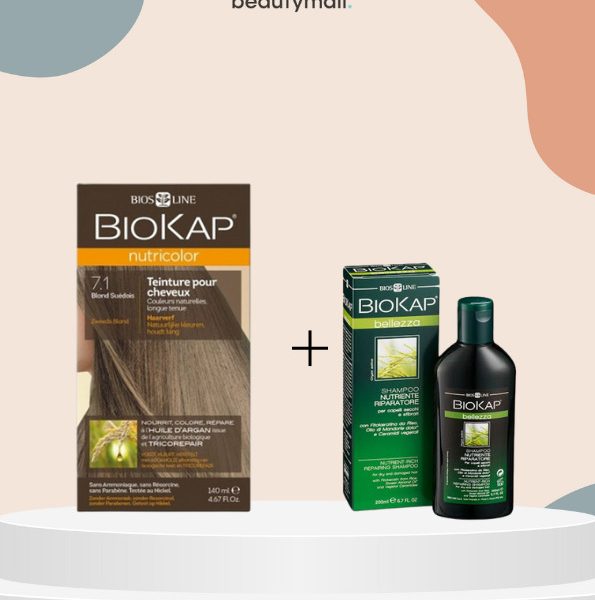 Biokap nutricolor 7.1 140ml+shampoing nourissant reparateur 100ml pack