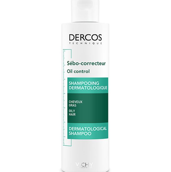 Vichy Dercos Shampooing traitant Sebo-Correcteur - 200 ml