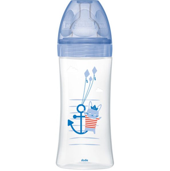 Dodie Biberon senstation + Tetine plate 330ml +6m Mer
