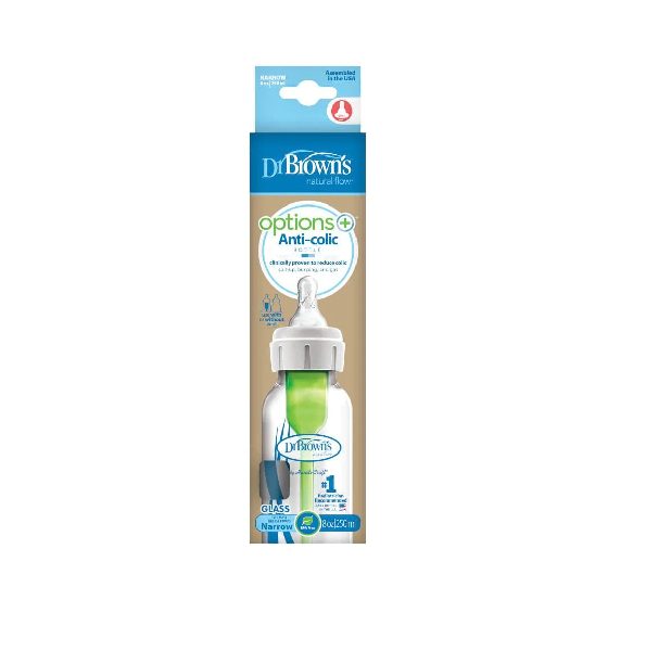 Dr Brown's Biberon Cole Etroit En Verre 120ml SB41001