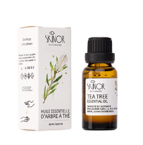 SKINOR Huile Essentielle d’arbre à Thé 20ml