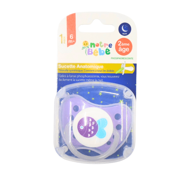 Notre Bebe Succette Anatomique Nuit 2eme Age +6mois