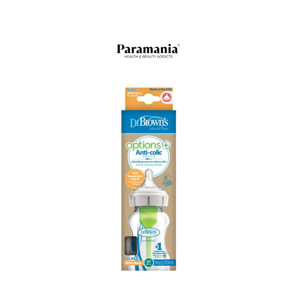 Dr Brown's Bib en verre col large 270ml WB91700