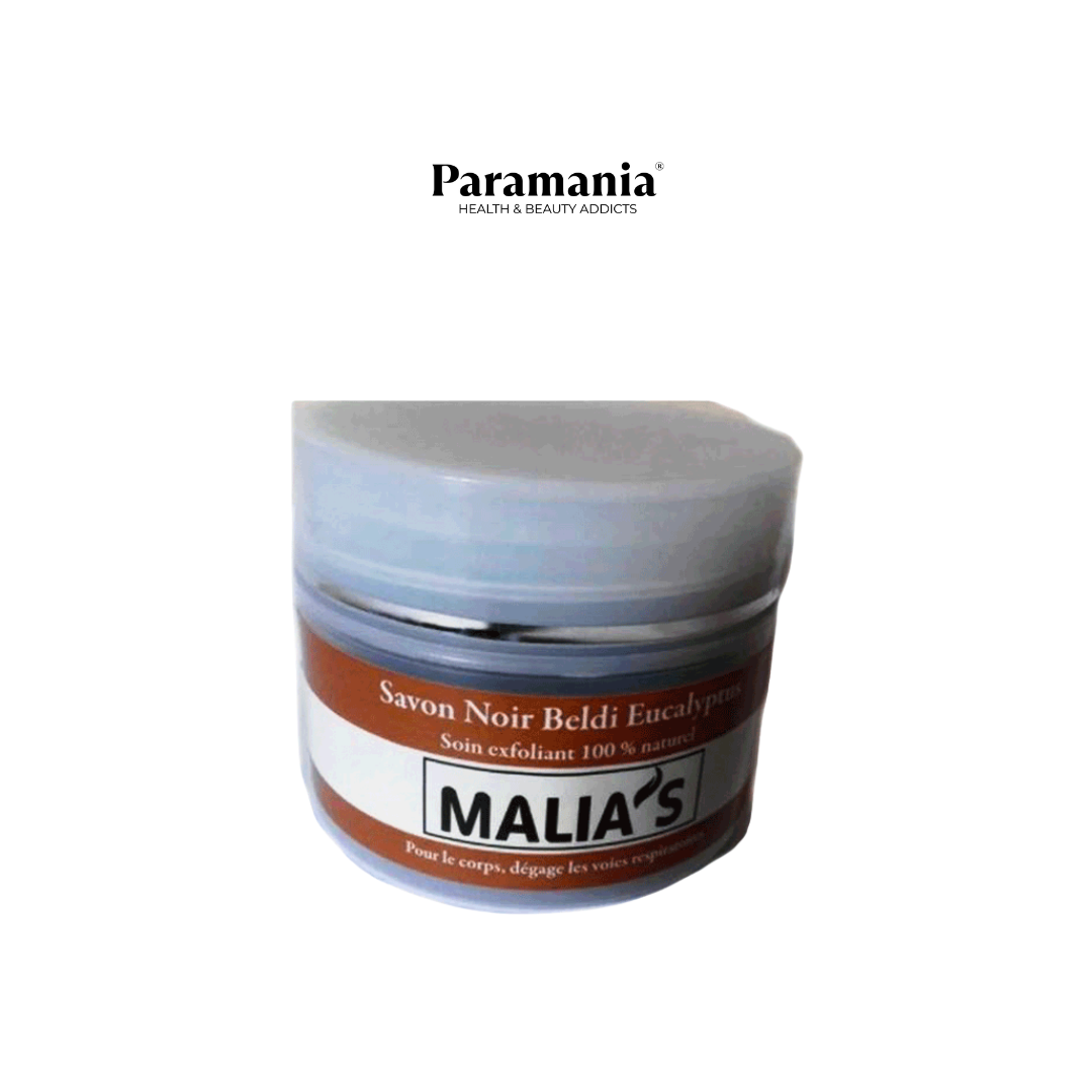 Paramania-malia's savon noir beldi eucalyptus 150grm malia's savon noir beldi eucalyptus 150grm – Image 1