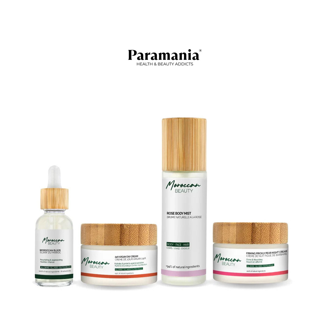 ParamaniaMoroccan-Beauty-ramadan-Routine-XL-Cr-de-nuit+Elixir+Brume+cr-de-jour Moroccan Beauty ramadan Routine XL "Cr de nuit+Elixir+Brume+cr de jour – Image 1