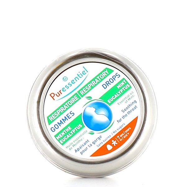 PURESSENTIEL  Gommes Menthe-Eucalyptus Respiratoire 45gr