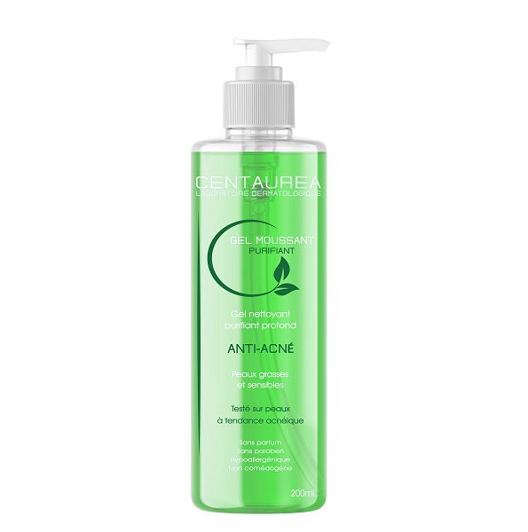Centaurea Gel Moussant Purifiant Anti Acne 200ml