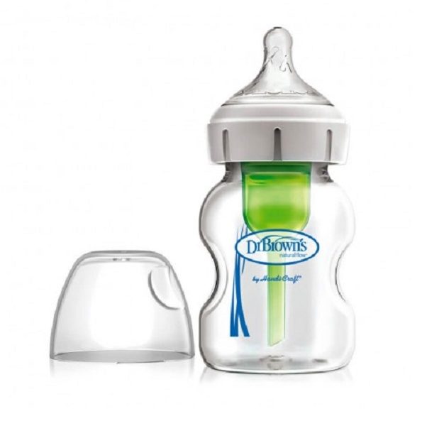 Dr brown's Biberon cole large en verre 150ml SB51700