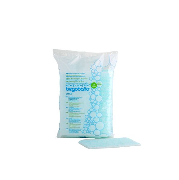 Begobano eponge savonneuse 100 gr 24 unités