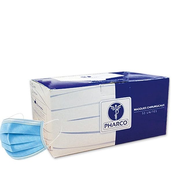 Pharco 50 Masques Chirurgicaux