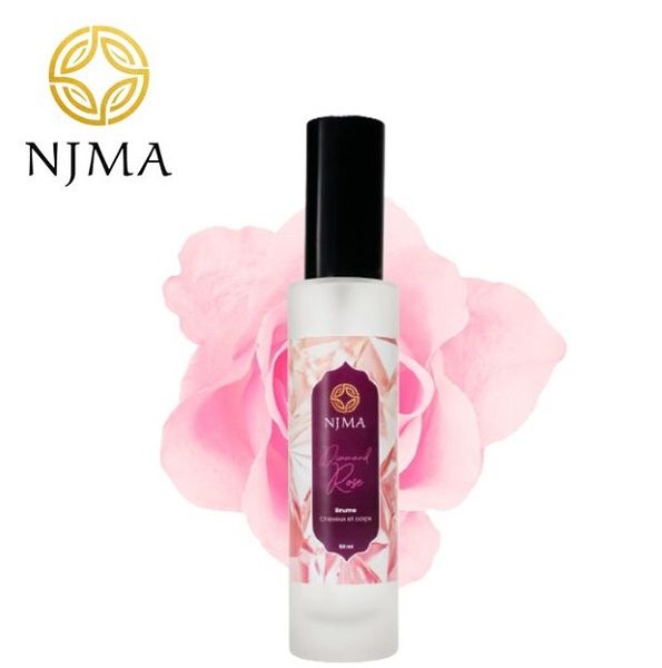 NJMA Diamant Rose Brume parfumée Cheveux et Corps 50 ml