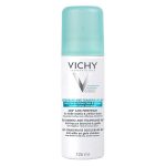 Vichy Dermo-Tolérance Déodorant Anti-Transpirant 48H Anti-Traces Jaunes et Blanches Aérosol | 125ml