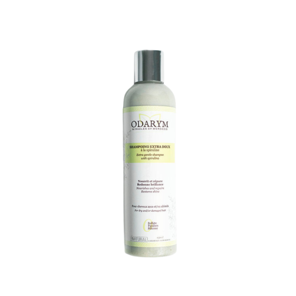 Odarym Shampoing Liquide EXTRA DOUX à La Spiruline et à L'huile de Coco