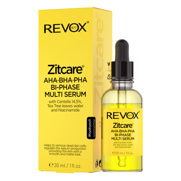 REVOX ZITCARE AHA.BHA.PHA. MULTI SERUM, 30ml