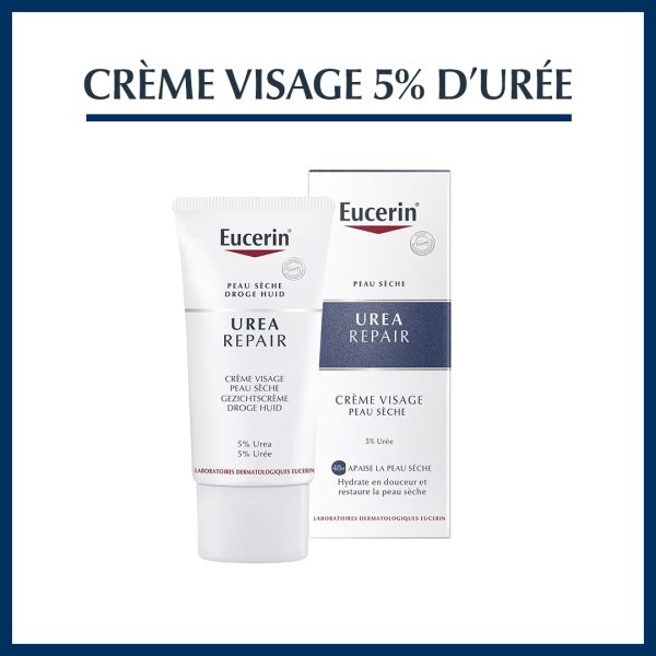 EUCERIN UreaRepair CRÈME VISAGE 5% D'URÉE