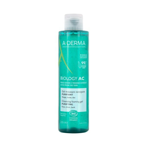 A-DERMA — PHYS-AC GEL MOUSSANT PURIFIANT — Gel moussant — PHYS-AC 200 ml