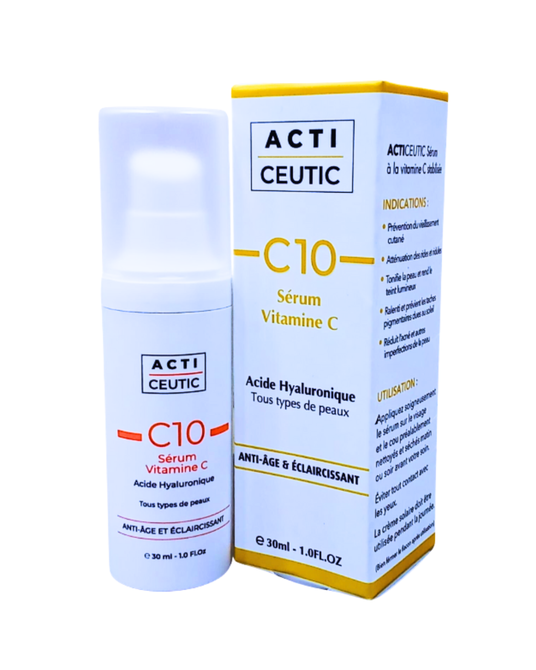 Acticeutic-C10-serum-Vitamine-C-30ml Acticeutic C10 serum Vitamine C 30ml – Image 1