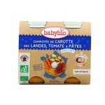 BABYBIO POT BONNE NUIT LEGUMES PATES 2*200G