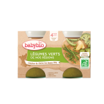 BABYBIO POT LEGUMES VERTS 2*130G