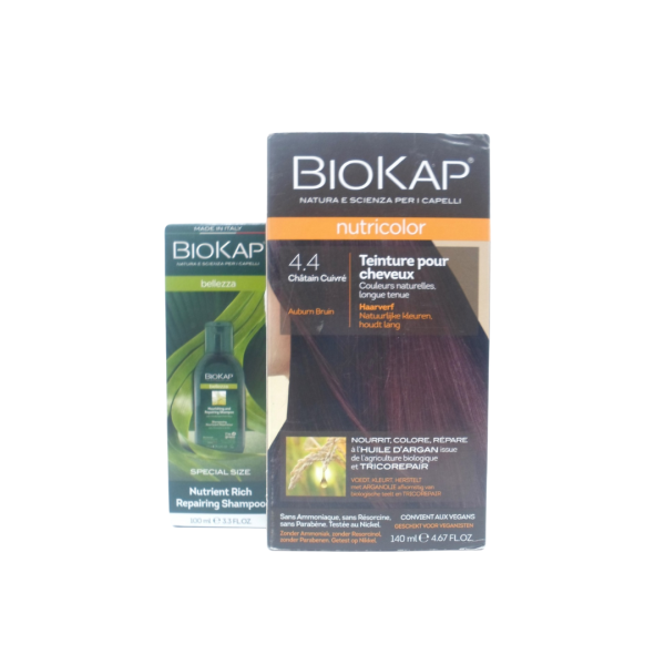 Biokap nutricolor 4.4 140ml+shamp 100ml pack