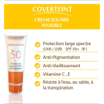 Coverteint creme solaire invisible spf50+ 50ml