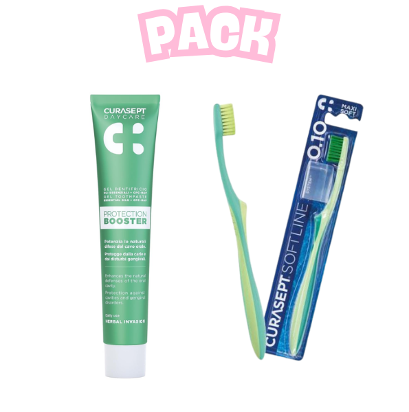 Curasept dent booster Herbal invasion 75ml+bad maxi soft pack