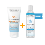 Dermedic Sunbrella Creme Spf50+ Peau Mixtes ou Grasses + Eau micellaire 100ml Pack