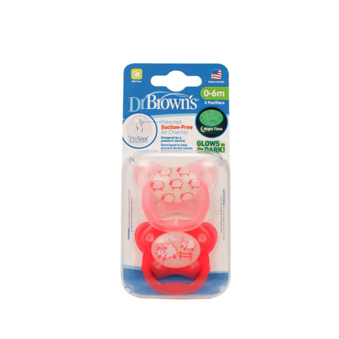 Dr-Browns-2-suc-Betterfly-shield-Pink-0-6m-PV12301-Ess Dr Brown's 2 suc Betterfly shield Pink 0-6m PV12301-Ess – Image 1