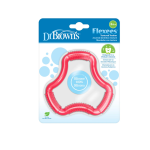 Dr Brown's Anneau de dentition Flexees Pink +3m TE101