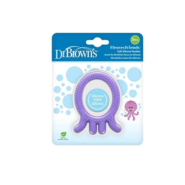 Dr Brown's Anneau de dentition Urple +3m TE006