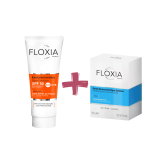 Floxia duo pack " Emulsion invisible spf50 50ml+savon exfoliant 125g "
