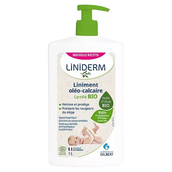 GILBERT LINIDERM Liniment Oléo Calcaire Certifié BIO 1L