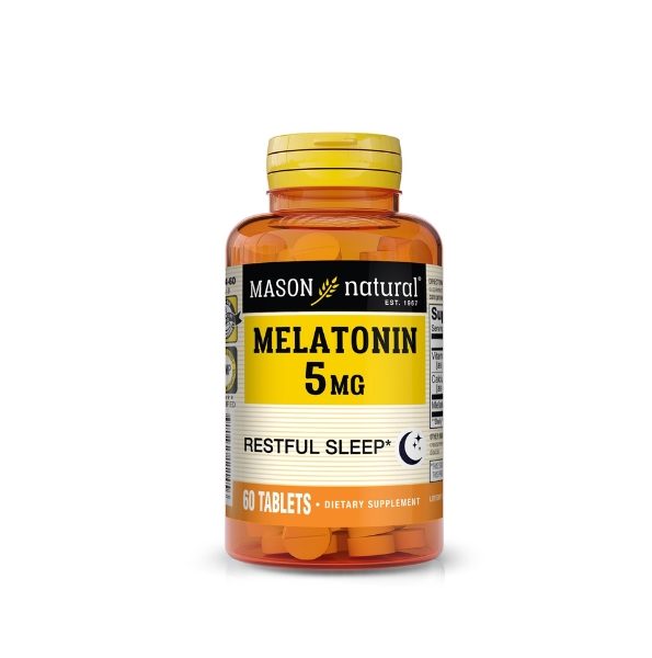 Mason Natural Melatonin 5mg 60 Tablets