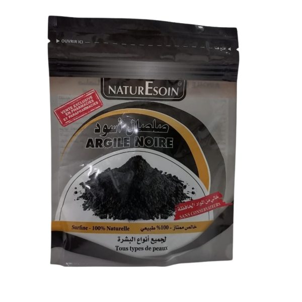 Nature Soin Argile Noir Sachet 100G