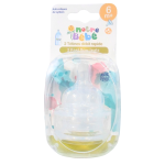 Notre bebe 2 tetines debit +6m bleu