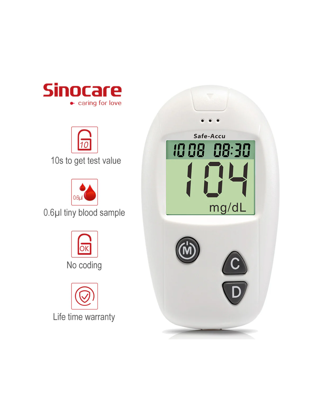 Sinocare-appareil-kit Sinocare appareil kit – Image 1