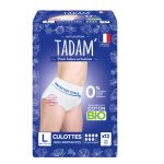 TADAM CULOTTES FUITES URINAIRES PLUS NUIT TAILLE L X12