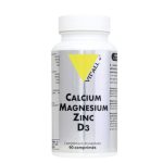 VITALL PLUS CALCIUM MAGNESIUM ZINC D3 90 COMPRIMES