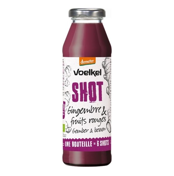 VOELKEL SHOT GINGEMBRE FRUITS ROUGE 280ML