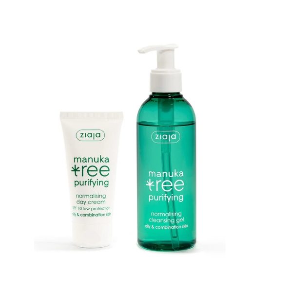 Ziaja manuka tree duo pack "creme de jour 50ml+gel Purifiant 200ml"