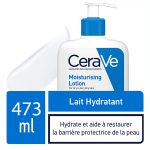CeraVe Lait Hydratant Léger Peau Sèche à Très Sèche | 236ml