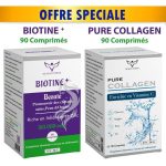 HEALTH POWER PURE COLLAGEN 90 Comprimés +BIOTINE 90 Comprimés
