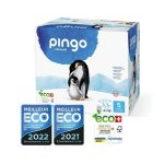 PINGO COUCHES ÉCOLOGIQUES JETABLES JUNIOR JUMBO TAILLE 5 (11-25KG) 2X36 COUCHES