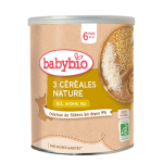 BABYBIO 3 CEREALES NATURE 220G