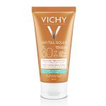 Vichy Capital Soleil Émulsion Anti-Brillance Toucher Sec SPF50 Peau Sensible Mixte à Grasse | 50ml